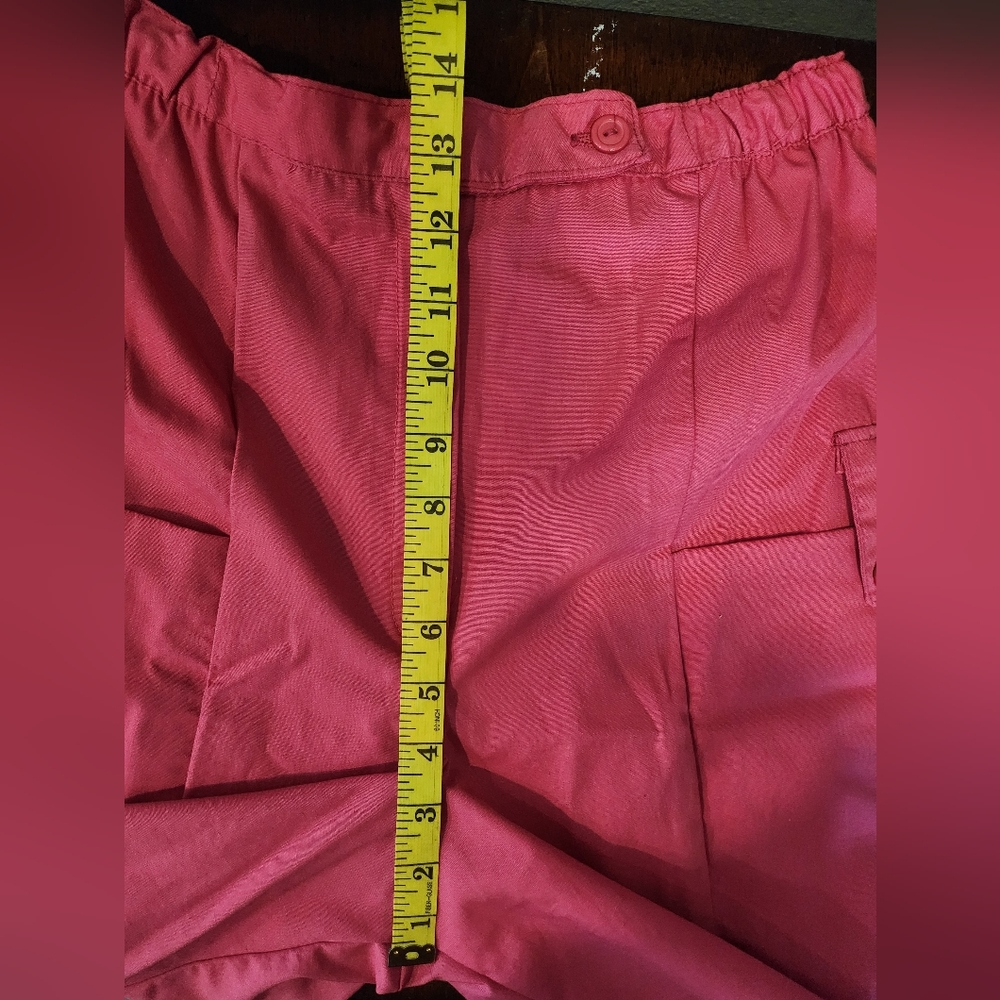 Vintage 90s Pink Stretchy High Waist Mom Shorts - Picture 14 of 14